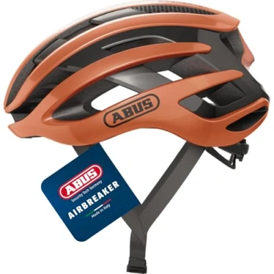 Image of ABUS AirBreaker Racing Bike Helmet High End for Professional Cycling Unisex, Men and Women orange, Size S