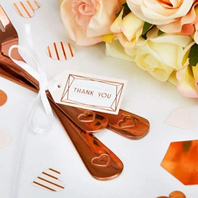 Image of Neviti Geo Blush Luggage Tags, Pack of 10