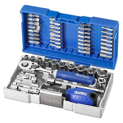 Image of Expert by FACOM e030729 Socket Wrench Set with 1/4 Inch Bits