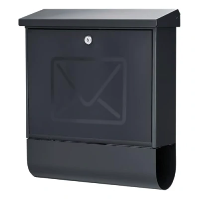 Image of Burg Wächter Lucenta 2701 ANT Letter Box with Translucent Door, Anthracite