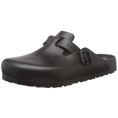 Image of Birkenstock Boston Clogs, Size: 7.5, Schwarz Pu