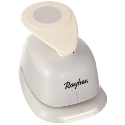 Image of Rayher Paper Craft Punch, Circle Lever Punch for Card Making and Scrapbooking, 1.9cm, 3/4&#039;&#039;, 69083000