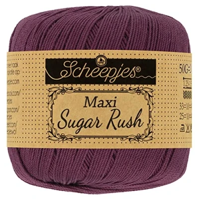 Image of Scheepjes Maxi Sugar Rush 394 Shadow Purple Yarn 1x50g