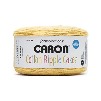 Image of Caron Cotton Ripple Cakes Sunflare (29100707002)