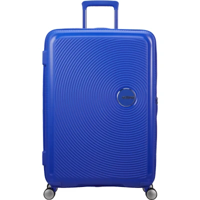 Image of American Tourister SoundBox Large Check in Cobalt Blue