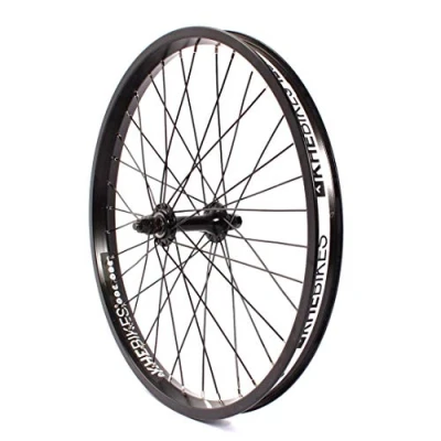 Image of KHE MVP BMX Front Wheel Black Anodised 35 mm BIG400 Aluminium Rim 36 Hole 10 S/B