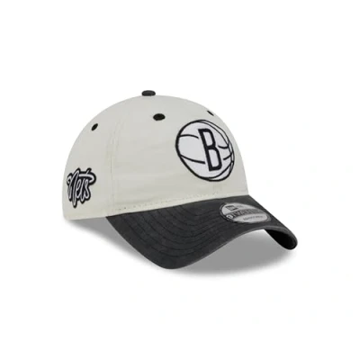 Image of New Era Adult&#039;s 9Twenty NBA Brooklyn Nets Baseball Cap Hat Process Black