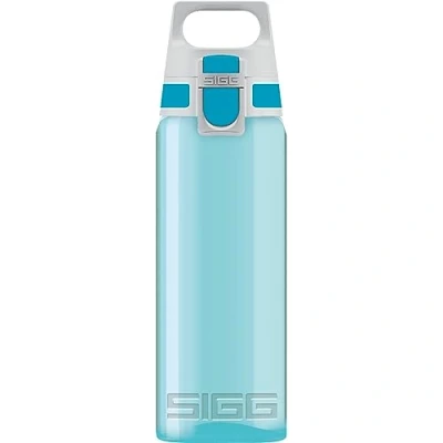 Image of Sigg Tritan Water Bottle Total Color ONE Suitable For Carbonated Beverages Dishwasher Safe Leakproof Featherweight BPA Free 0.6L / 1L, Aqua