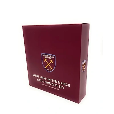 Image of Official Premier League West Ham Bath and Body Set. Great Gift for any occasion