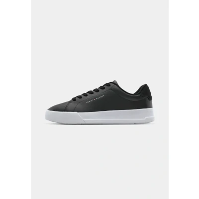 Image of Tommy Hilfiger Court Detail Trainers, Men&#039;s, Size: 10.5, Black shoes