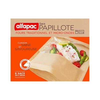 Image of Alfapac 6 foil bags Traditional ovens and microwaves Made in France