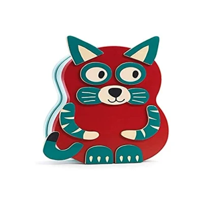Image of Djeco DJ03085 Wooden Magnetics, Multicoloured