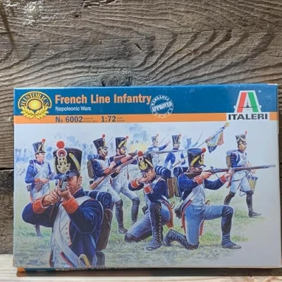 Image of Italeri 6002 Napoleonic French Line Infantry 1:72 figures
