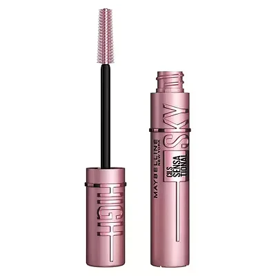 Image of Maybelline New York Black Mascara for Extremely Long Eyelashes Lash Sensational Sky High Very 7.2ml