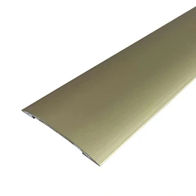 Image of CAS 38mm Self Adhesive Euro Cover Strip Wood Vinyl Tile Door Bar Threshold Trim Gold, 0.9m