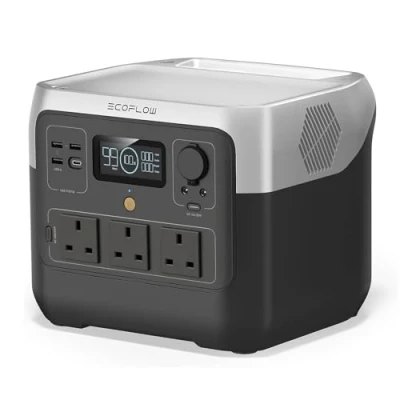Image of ECOFLOW Portable Power Station RIVER 2 Pro, 768Wh LiFeP04 Battery, 70 Min Fast Charging, 3X800W AC Outlets, Solar Generator for Outdoor Camping/RVs/Home Use