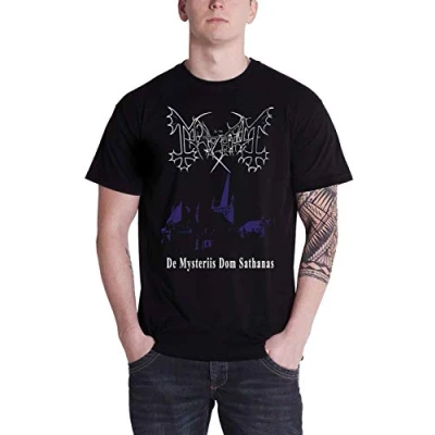 Image of Plastic Head Mayhem De Mysteriis Dom Sathanas Men&#039;s T Shirt Black XX Large