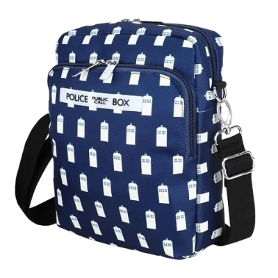 Image of DOCTOR WHO TARDIS Cross Body Messenger Bag Official Merchandise