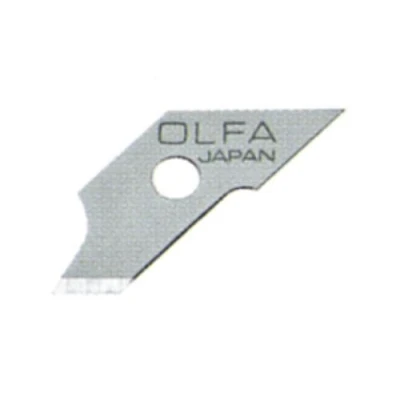 Image of OLFA Stainless Steel 6 Piece Compass Blade, Silver