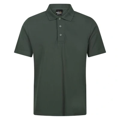 Image of Regatta Professional Men&#039;s 65/35 SS Polo Top Dark Green, Size: S