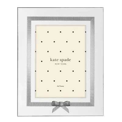 Image of KATE SPADE Grace Avenue 5&quot; x 7&quot; Frame, 1.60 LB, Metallic
