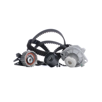Image of 1276179J50000, 1276179J50000S2 water pump + Timing Belt Kit FEBI BILSTEIN 45142 with 190 24mm trapezoidal tooth profile
