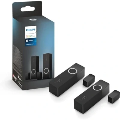 Image of Philips Hue Secure Contact Sensor Black 2 Pack