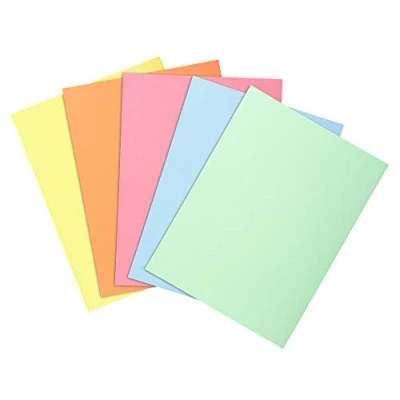Image of Exacompta Ref 850100E Super Square Cut Folders 22 x 31cm in Size, Suitable for Storing &amp; Holding A4 Documents, 60gsm Material Assorted Colours (Pack of 100)