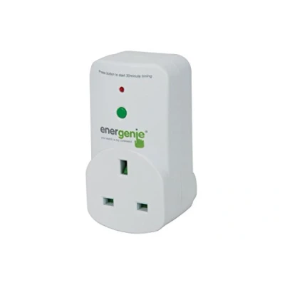 Image of AVL61 30 MINUTE RUNDOWN TIMER SOCKET SWITCH OFF MAINS POWER AFTER 30MINS IDEAL FOR DOMESTIC APPLIANCES IRONS/HAIR STYLING TOOLS