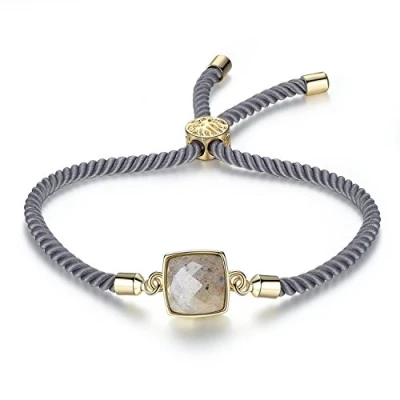 Image of COAI Women&#039;s Crystal Bracelet Bolo for Women, Labradorite