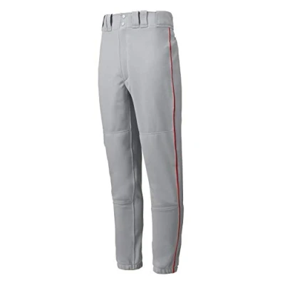 Image of Mizuno Men&#039;s Premier Piped Pant, Grey red, L UK
