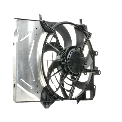 Image of 1253Q0, 9801666680 Cooling Fan VALEO 696584 with holder CITROËN: C3 I Hatchback, Picasso, III, PEUGEOT: 208 1007 Hatchback