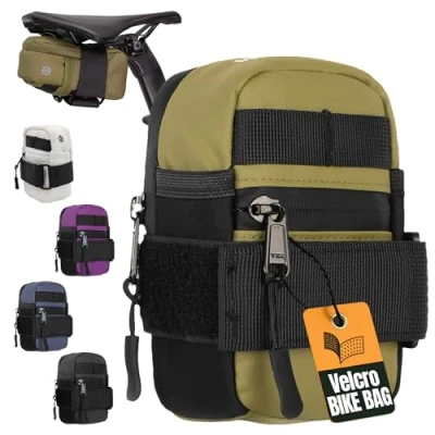 Image of Lumiere &amp; Co. Road Bike Saddle Bag, Mountain Small Seat Bags, Under Bicycle Accessories,