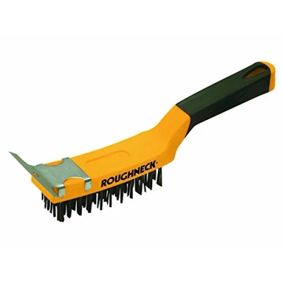 Image of Roughneck ROU52042 Heavy Duty Wire Brush With Scraper