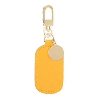 Image of Draeger Paris Keyring Round Mustard Yellow
