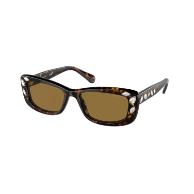 Image of Swarovski Sunglasses, Women&#039;s, Size: 54, Brown