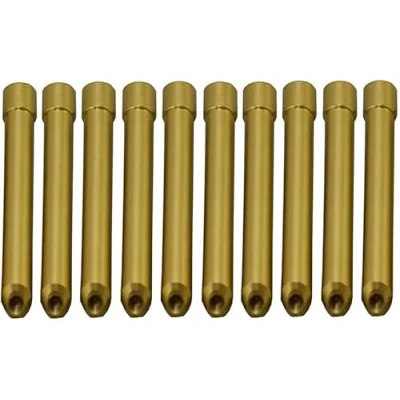 Image of RIVERWELD WP 17 18 26 TIG Welding Torch Wedge Collet Tungsten Apdapter Gas Saver Glass Cup (3/32&quot; Long 10pk)