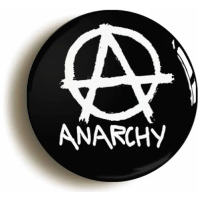 Image of Punk Anarchy Fridge Magnet (Circular 2inch / 50mm Diameter)