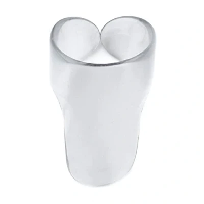 Image of Dunlop 9033R Clear Plastic Fingerpicks, Large, 12/Bag