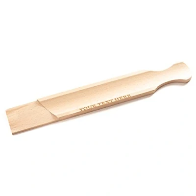 Image of tuuli Kitchen Chopping Board with Individual Personalised Engraving Salami Serving Wooden 37 x 5.5 cm