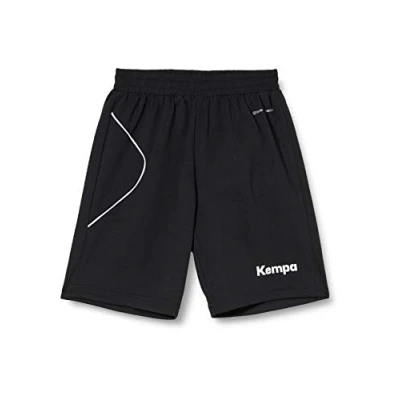 Image of Kempa Boys Curve Shorts Kids Black/White, 116