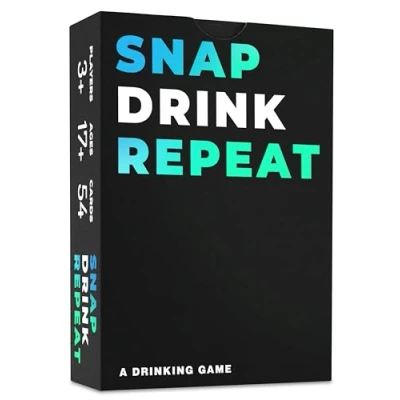 Image of SNAP DRINK REPEAT The Ultimate Drinking Game Games for Adults Party, Hen Party Games, Adult Card Stag Do &amp; Uni Students Pre Drinks