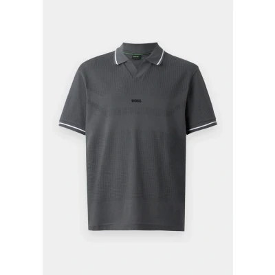 Image of BOSS Retro Polo shirt, Men&#039;s, Size: Small, Dark grey