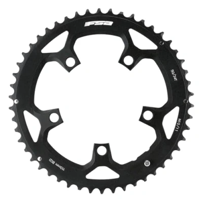 Image of FSA Pro Road N10/11 110BCD Chainring Black, 110 x 50t