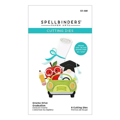 Image of Spellbinders Gnome Drive Graduation Etched Dies from The Collection