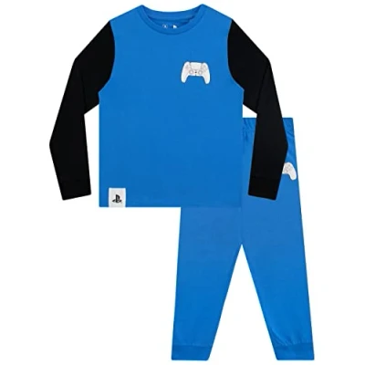 Image of PlayStation Boys Pyjamas Blue 8 9 Years