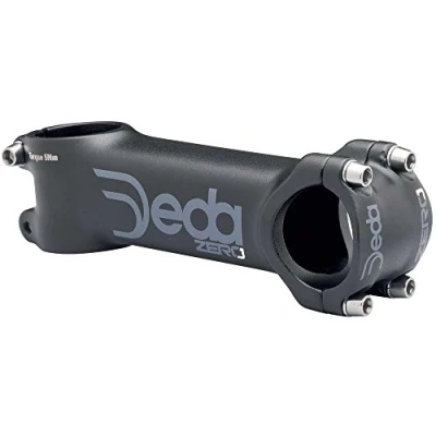 Image of Deda Elementi Unisex&#039;s Zero Bicycle Stem, Black on Black, 110 mm