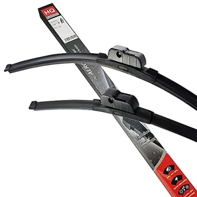 Image of HQ AUTOMOTIVE Front Windscreen Wiper Blades Fits: Mercedes Serie C Class W204 2007 2008