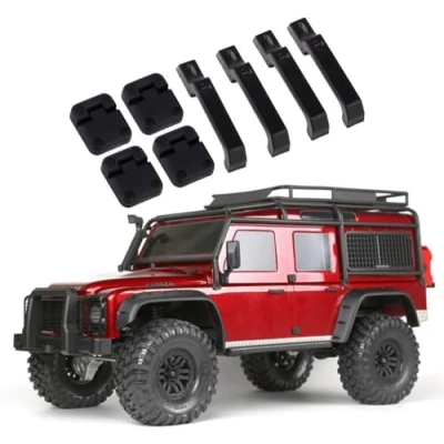Image of INJORA RC Door Hinge and Handle Set Car Parts Decoration for 1:10 Crawler Traxxas TRX 4 TRX4