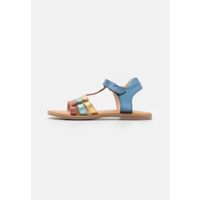 Image of Kickers Diamanto Sandals marine/multicoloured for kids, Size: 7K, Marine/multi coloured Leather